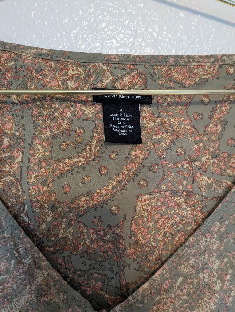 Vintage Y2K 90's Whimsy Floral Cotton Calvin Klein Cottage Core Dress - Picture 7 of 7